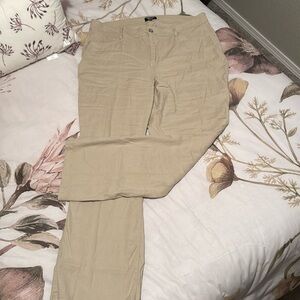 Curves 360 by NYDJ Sz 16 Linen Blend Pants
